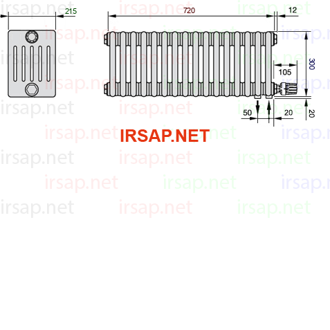Радиатор IRSAP Tesi 60300/16 T26 CL 01